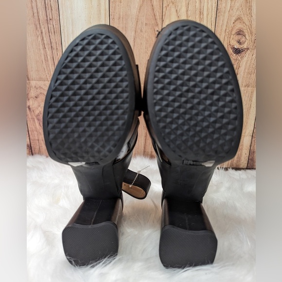 Aerosoles Paulina platform sandals in back vegan leather‎ - Picture 6 of 9